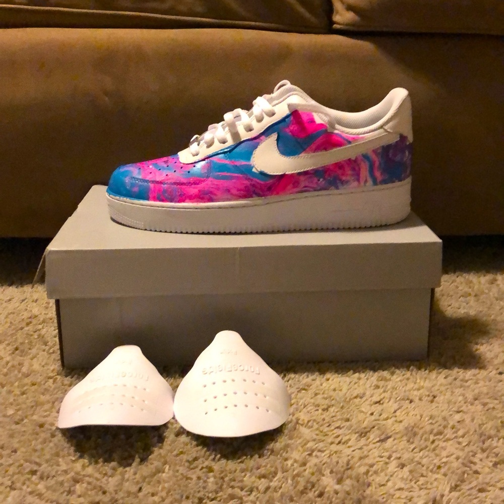 Hydro Dipped Miami Heat Vice Air Force 1
